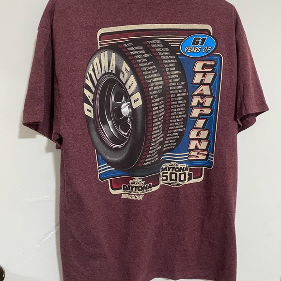 NASCAR  Daytona 500 62nd Annual Unisex Tee Sz L  NASCAR Men Tee - Picture 4 of 6